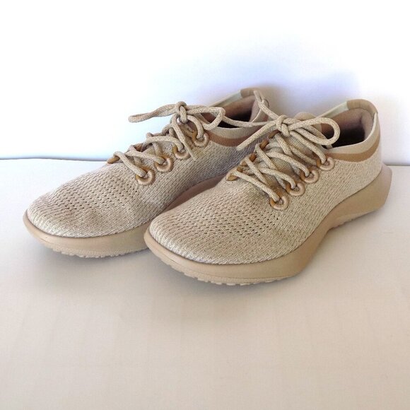 Allbirds Tree Dasher 2 Sneakers Size 9.5 Stony Cream/Beige - Picture 2 of 9